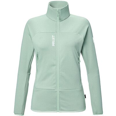 MILLET Damen Fleecejacke FUSION GRID Polartec hellgrün L L MILLET Damen Fleecejacke FUSION GRID Polartec hellgrün L L