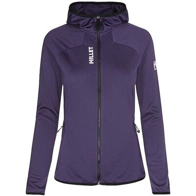 MILLET Damen Fleecejacke Lokka 3 Hoodie lila L L MILLET Damen Fleecejacke Lokka 3 Hoodie lila L L