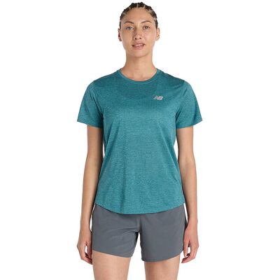 NEW BALANCE Damen Laufshirt Essential dunkelgrün S S NEW BALANCE Damen Laufshirt Essential dunkelgrün S S