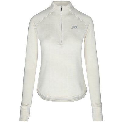 NEW BALANCE Beiges Heat Grid Half Zip - Sports Shirt NEW BALANCE Beiges Heat Grid Half Zip - Sports Shirt