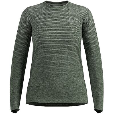 ODLO Damen Laufshirt Essentials Seamless olive M M ODLO Damen Laufshirt Essentials Seamless olive M M