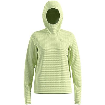 ODLO Damen Laufhoodie Essential Thermal gelb XS XS ODLO Damen Laufhoodie Essential Thermal gelb XS XS