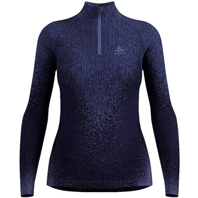 ODLO Damen Unterzieh Zipshirt Blackcomb lila L L ODLO Damen Unterzieh Zipshirt Blackcomb lila L L