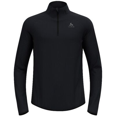 ODLO Damen Unterzieh Zipshirt Zeroweight Warm schwarz S S ODLO Damen Unterzieh Zipshirt Zeroweight Warm schwarz S S