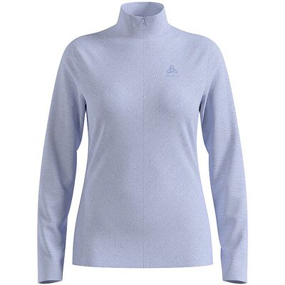 ODLO Damen Unterzieh Zipshirt Roy hellblau S S ODLO Damen Unterzieh Zipshirt Roy hellblau S S