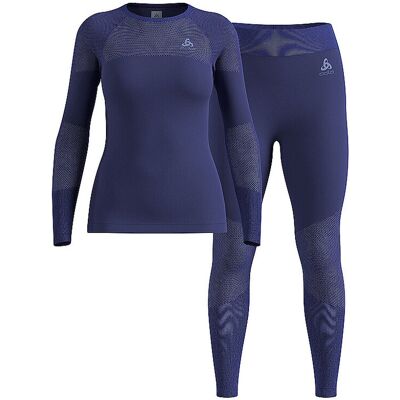 ODLO Damen Unterzieh Set Long Fundamentals Performance lila XL XL ODLO Damen Unterzieh Set Long Fundamentals Performance lila XL XL
