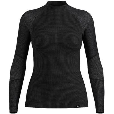 ODLO Damen Unterziehshirt Natural Merino 260 1/2 Zip schwarz S S ODLO Damen Unterziehshirt Natural Merino 260 1/2 Zip schwarz S S