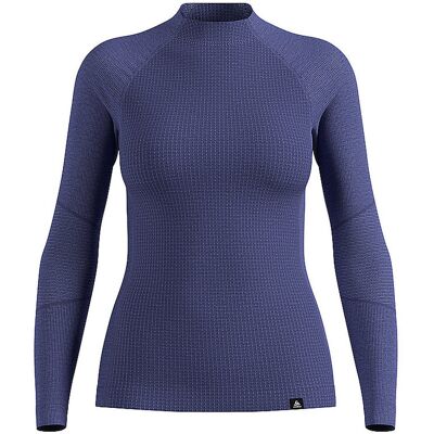 ODLO Damen Unterziehshirt Natural Merino 260 1/2 Zip blau XS XS ODLO Damen Unterziehshirt Natural Merino 260 1/2 Zip blau XS XS