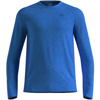 ODLO Herren Laufshirt Essentials Seamless blau M M ODLO Herren Laufshirt Essentials Seamless blau M M