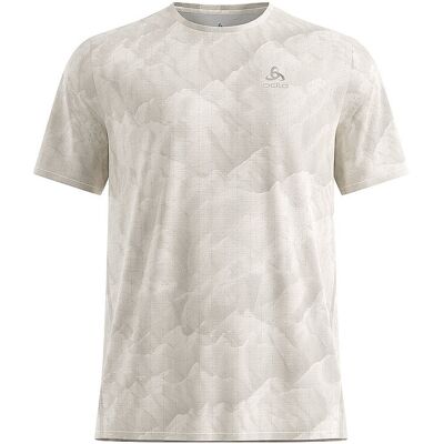 ODLO Herren Laufshirt Zeroweight Chill-Tec Print beige XL XL ODLO Herren Laufshirt Zeroweight Chill-Tec Print beige XL XL