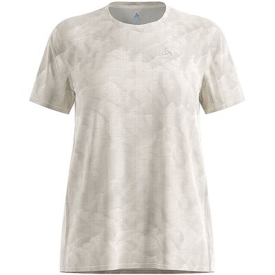 ODLO Damen Laufshirt Zeroweight Chill-Tec Print beige XS XS ODLO Damen Laufshirt Zeroweight Chill-Tec Print beige XS XS