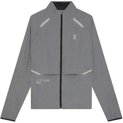 ON Damen Laufjacke Weather Lumos grau L L ON Damen Laufjacke Weather Lumos grau L L