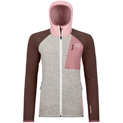 ORTOVOX Damen Fleecejacke Classic Knit Hoodie rosa M M ORTOVOX Damen Fleecejacke Classic Knit Hoodie rosa M M