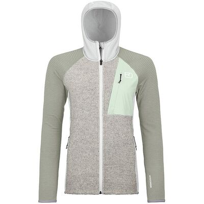 ORTOVOX Damen Fleecejacke Classic Knit Hoodie hellgrau M M ORTOVOX Damen Fleecejacke Classic Knit Hoodie hellgrau M M