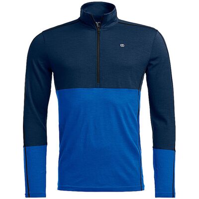 ORTOVOX Herren Unterzieh Zipshirt 185 ROCK'N'WOOL blau XL XL ORTOVOX Herren Unterzieh Zipshirt 185 ROCK'N'WOOL blau XL XL