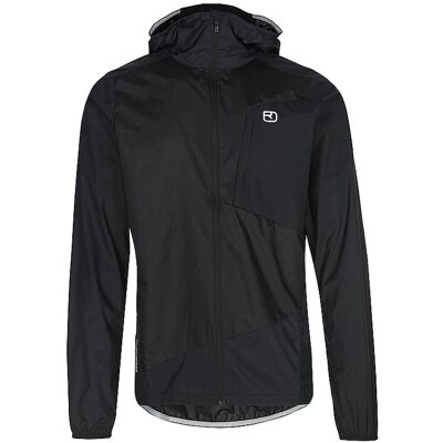 ORTOVOX Herren Windjacke Trace Hoodie schwarz L L ORTOVOX Herren Windjacke Trace Hoodie schwarz L L