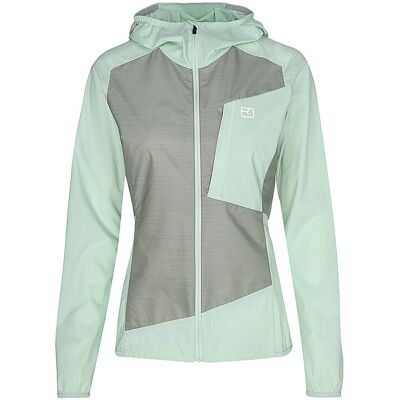 ORTOVOX Damen Windjacke Trace Hoodie hellgrün M M ORTOVOX Damen Windjacke Trace Hoodie hellgrün M M