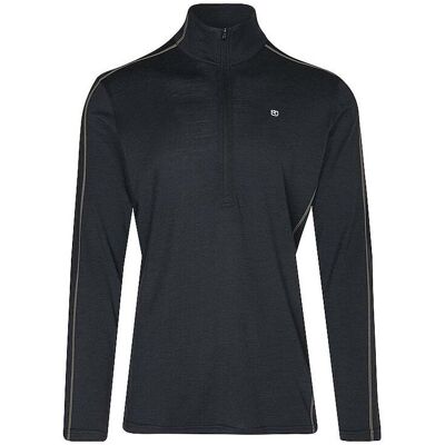 ORTOVOX Herren Unterzieh Zipshirt 185 ROCK'N'WOOL schwarz M M ORTOVOX Herren Unterzieh Zipshirt 185 ROCK'N'WOOL schwarz M M
