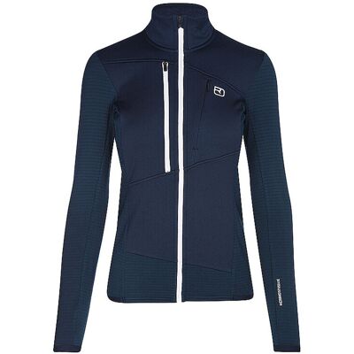 ORTOVOX Damen Fleecejacke Grid dunkelblau L L ORTOVOX Damen Fleecejacke Grid dunkelblau L L