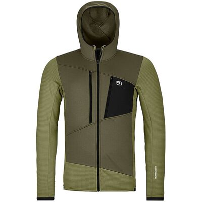ORTOVOX Herren Fleecejacke Grid Hoodie olive M M ORTOVOX Herren Fleecejacke Grid Hoodie olive M M