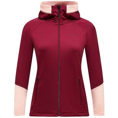 PEAK PERFORMANCE Damen Kapuzenjacke Ride Essentials beere M M PEAK PERFORMANCE Damen Kapuzenjacke Ride Essentials beere M M