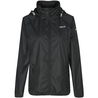 PRO-X ELEMENTS Damen Regenjacke Packable schwarz 38 38 PRO-X ELEMENTS Damen Regenjacke Packable schwarz 38 38