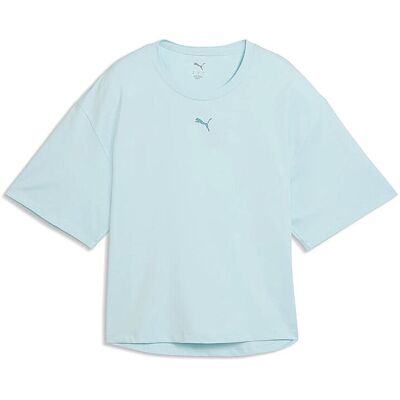 Puma Damen Fitnessshirt Cloudspun hellblau M M Puma Damen Fitnessshirt Cloudspun hellblau M M