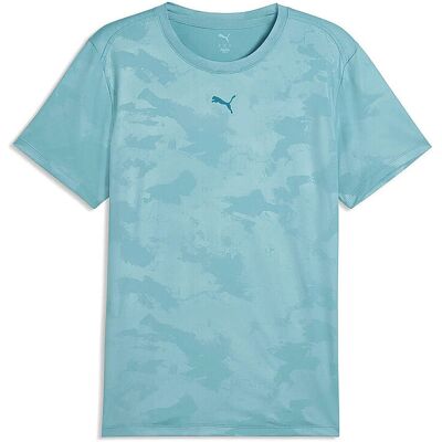 Puma Herren Fitnessshirt Cloudspun Embossed hellblau L L Puma Herren Fitnessshirt Cloudspun Embossed hellblau L L