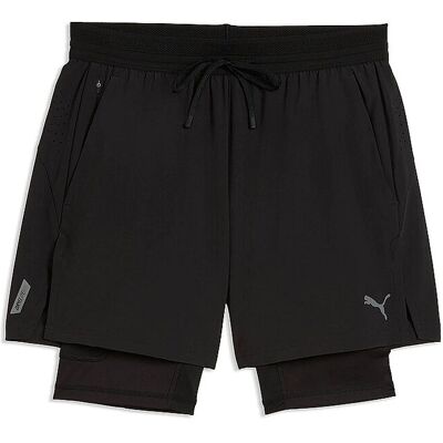 Puma Herren Fitnessshorts PWRMODE Dryelite 2in1 schwarz M M Puma Herren Fitnessshorts PWRMODE Dryelite 2in1 schwarz M M