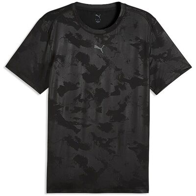 Puma Herren Fitnessshirt Cloudspun Embossed schwarz M M Puma Herren Fitnessshirt Cloudspun Embossed schwarz M M
