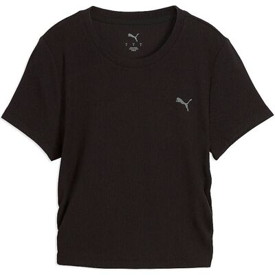 Puma Damen T-Shirt Cloudspun RIB schwarz M M Puma Damen T-Shirt Cloudspun RIB schwarz M M