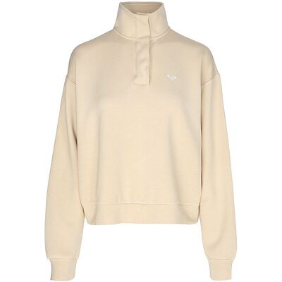 ROXY Damen Sweater Rise & Vibe Fleece beige M M ROXY Damen Sweater Rise & Vibe Fleece beige M M