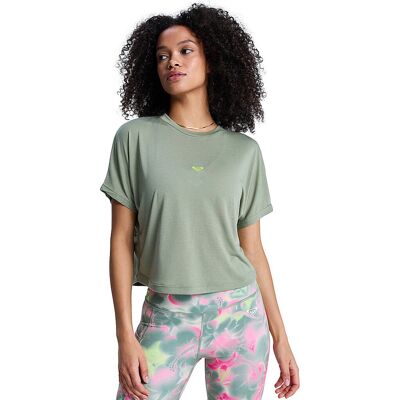 ROXY Damen T-Shirt Everyday Flow olive L L ROXY Damen T-Shirt Everyday Flow olive L L