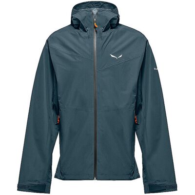 SALEWA Herren Wanderjacke Puez Aqua 4 2.5L Powertex Hoodie petrol L L SALEWA Herren Wanderjacke Puez Aqua 4 2.5L Powertex Hoodie petrol L L