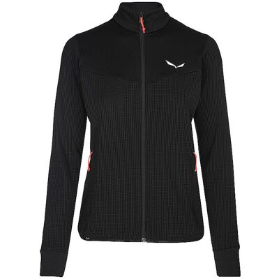 SALEWA Damen Fleecejacke Puez Waffle schwarz 34 34 SALEWA Damen Fleecejacke Puez Waffle schwarz 34 34