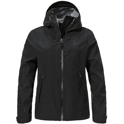 SCHÖFFEL Damen Wanderjacke Cascata 3L Hoodie schwarz 44 44 SCHÖFFEL Damen Wanderjacke Cascata 3L Hoodie schwarz 44 44