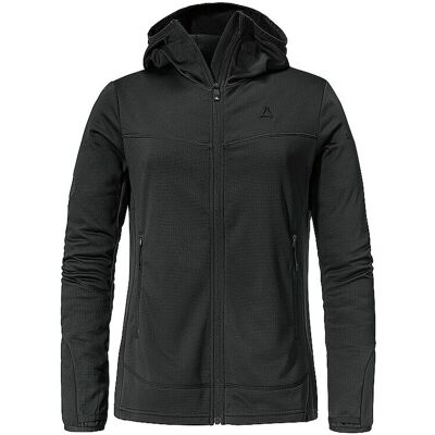 SCHÖFFEL Damen Fleecejacke Milagle Hoodie schwarz 40 40 SCHÖFFEL Damen Fleecejacke Milagle Hoodie schwarz 40 40