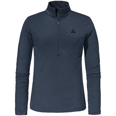 SCHÖFFEL Damen Unterzieh Zipshirt Style Pine dunkelblau 40 40 SCHÖFFEL Damen Unterzieh Zipshirt Style Pine dunkelblau 40 40