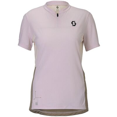 Scott Damen Radshirt Vertic Zip rosa XS XS Scott Damen Radshirt Vertic Zip rosa XS XS