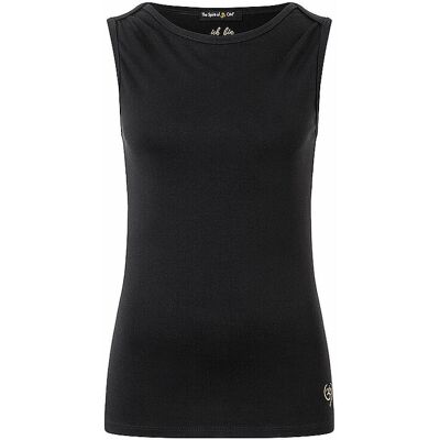 SPIRIT OF OM Damen Yogatank Bambus High Neck schwarz XS XS SPIRIT OF OM Damen Yogatank Bambus High Neck schwarz XS XS