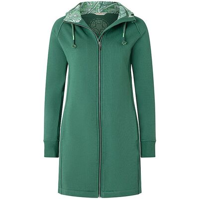 SPIRIT OF OM Damen Yoga Jacke Bala Karuna Lang dunkelgrün XL XL SPIRIT OF OM Damen Yoga Jacke Bala Karuna Lang dunkelgrün XL XL