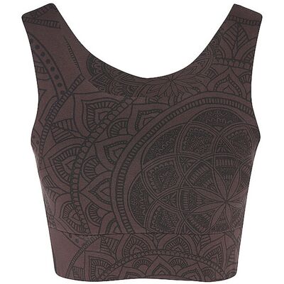SPIRIT OF OM Damen Sport-BH Hatha Guna braun L L SPIRIT OF OM Damen Sport-BH Hatha Guna braun L L