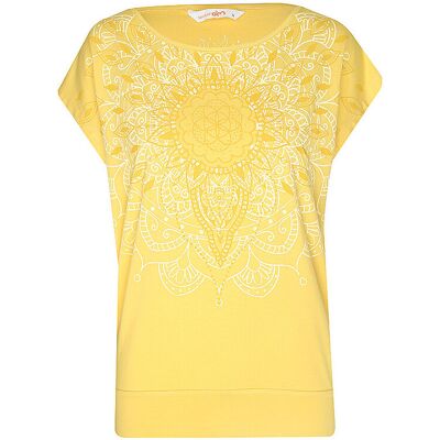 SPIRIT OF OM Damen Yogashirt Yamala gelb L L SPIRIT OF OM Damen Yogashirt Yamala gelb L L