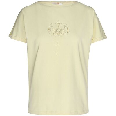 SPIRIT OF OM Damen Yogashirt Eka Padma gelb M M SPIRIT OF OM Damen Yogashirt Eka Padma gelb M M