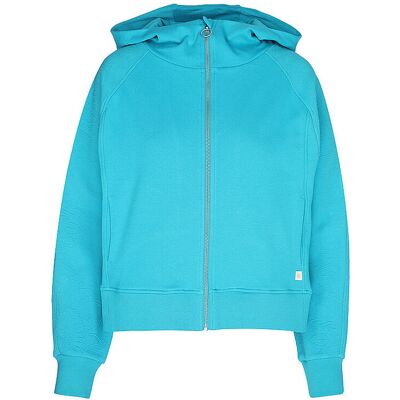 SPIRIT OF OM Damen Yoga Sweatjacke Jaquard Gati Nava türkis L L SPIRIT OF OM Damen Yoga Sweatjacke Jaquard Gati Nava türkis L L