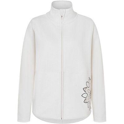 SPIRIT OF OM Damen Yoga Fleecejacke Mena creme S S SPIRIT OF OM Damen Yoga Fleecejacke Mena creme S S