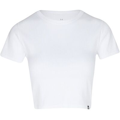 UNDER ARMOUR Damen T-Shirt UA Rival Rib Baby weiss L L UNDER ARMOUR Damen T-Shirt UA Rival Rib Baby weiss L L