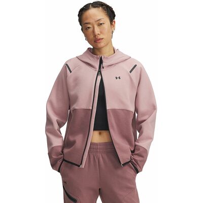UNDER ARMOUR Damen Kapuzenjacke UA Unstoppable Fleece mit durchgehendem Zip beere M M UNDER ARMOUR Damen Kapuzenjacke UA Unstoppable Fleece mit durchgehendem Zip beere M M