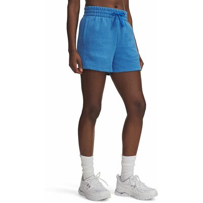 UNDER ARMOUR Damen Shorts UA Rival Fleece blau L L UNDER ARMOUR Damen Shorts UA Rival Fleece blau L L
