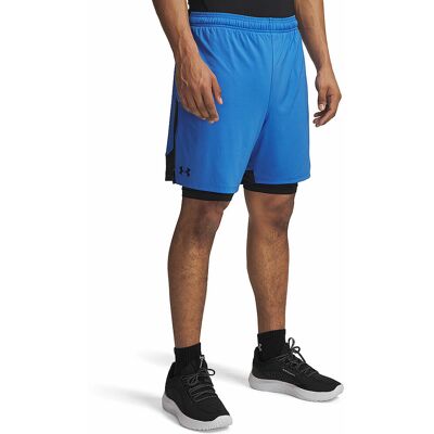 UNDER ARMOUR Herren Fitnessshorts UA Tech™ Vent 2in1 blau L L UNDER ARMOUR Herren Fitnessshorts UA Tech™ Vent 2in1 blau L L